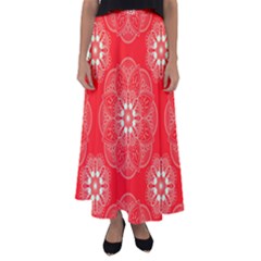 Crimson Current Flared Maxi Skirt by ArtfulThreads