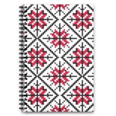 Ukrainian Folk Seamless Pattern Ornament Ethnic Ornament Border Element Traditional Art 5 5  X 8 5  Notebook by Grandong