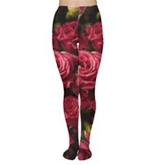 Floral Buds Of Roses Beautiful Flowers Tights by Grandong
