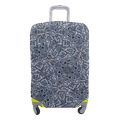 Blue Ornament Complex Mosaic Print Pattern Luggage Cover (small) by dflcprintsclothing