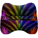 Abstract Colors - , Abstract Colors Velour Head Support Cushion View2