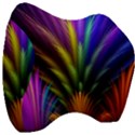 Abstract Colors - , Abstract Colors Velour Head Support Cushion View3