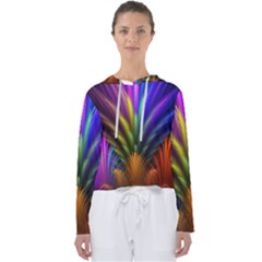 Abstract Colors - , Abstract Colors Women s Slouchy Sweat by kyorashop23