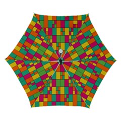 Abstract-background Automatic Folding Umbrella With Case (small) by kyorashop23