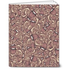 Human Spider Mutant Creatures Motif Random Pattern 7  X 9  Hardcover Notebook by dflcprintsclothing