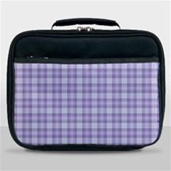 Purple Plaid Tartan 2 Lunch Bag by dressshop