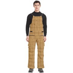Autumn Fall Plaid Tartan 1 Men s Side Zip Front Pouch Ski And Snowboard Bib Pants	 by dressshop