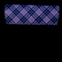 Purple Plaid Tartan 1 Diagonal Flap Closure Messenger Bag (L) View1