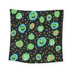 Doodle Dot Drawing Square Tapestry (small) by Salmanaz77
