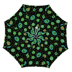 Doodle Dot Drawing Automatic Folding Umbrella With Case (medium) by Salmanaz77