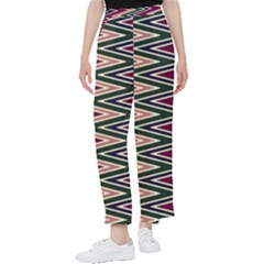 Pattern Zigzag Stripe Design Women s Pants  by Maspions