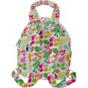 Leaves Pattern Seamless Texture Travel Backpack View2