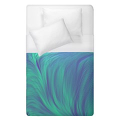 Psicodelia Zyguratti Texture Cyanturquoise Duvet Cover (single Size) by Salmanaz77