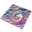 Abstract Fractal Art Swirl Pattern Wooden Puzzle Square View2