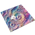 Abstract Fractal Art Swirl Pattern Wooden Puzzle Square View3