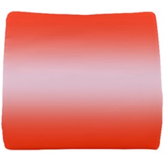 Scarlet Red To Pink Lace Bilinear Gradient Seat Cushion by GradientsOmbre
