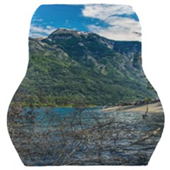 Beach At Los Alerces National Park, Chubut Province, Argentina Car Seat Back Cushion  by dflcprintsclothing