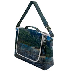 Beach At Los Alerces National Park, Chubut Province, Argentina Box Up Messenger Bag by dflcprintsclothing