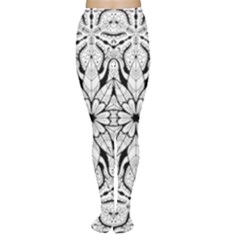 Seamless Tiling Pattern Hand Drawn Black White Tights by Grandong