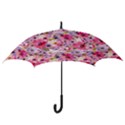 Pattern Seamless Texture Daisies Hook Handle Umbrellas (Small) View3