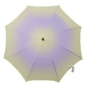 Cream Yellow To Pale Violet Bilinear Gradient Hook Handle Umbrellas (Large) View1