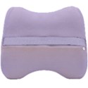 Pale Pink To Pale Violet Bilinear Gradient Velour Head Support Cushion View2