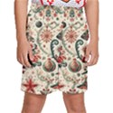 Christmas Tree Snow Kids  Basketball Shorts View1