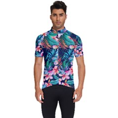 Hawaiian Flowers Hawaii Men s Short Sleeve Cycling Jersey by Cemarart