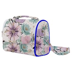 Flowers Pattern Floral Satchel Shoulder Bag by Sabxi