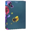 Falling Flowers, Art, Coffee Cup Playing Cards Single Design (Rectangle) with Custom Box View1