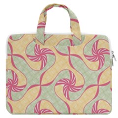 Abstract Pattern Design Scrapbooking Macbook Pro 13  Double Pocket Laptop Bag by Paksenen