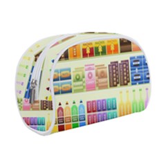 Supermarket Shelf Products Snacks Make Up Case (small) by Cemarart