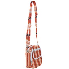 Geometrical Geometric Pattern Shoulder Strap Belt Bag by Sabxi