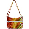 Leaves Plant Pattern Croton Nature Zip Up Shoulder Bag View3