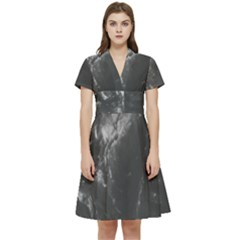 Bob Marley Short Sleeve Waist Detail Dress by bestdesignintheworld