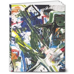 Snow In A City-1-1 8  X 10  Softcover Notebook by bestdesignintheworld