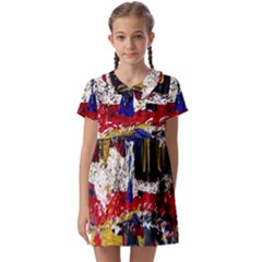 Abstract-1 Kids  Asymmetric Collar Dress by bestdesignintheworld