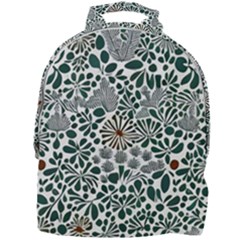 Retro Scandinavian Nordic Flowers Pattern 5 Mini Full Print Backpack by violetheavensky