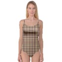 Retro 60s 50s Plaid Pattern 3 Camisole Leotard  View1