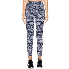 Gothic Leaf Pattern 3 Pocket Leggings  by violetheavensky