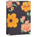 Retro 40s 50s Flowers Pattern Halloween 3 Playing Cards Single Design (Rectangle) with Custom Box View1
