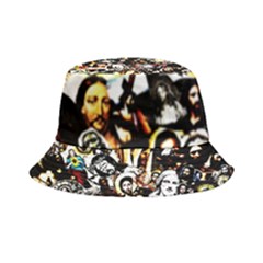 Jesus Christ Modern Halftone Pattern Inside Out Bucket Hat by snek