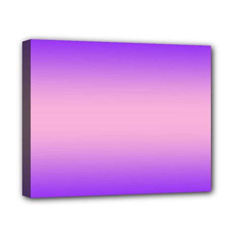 Indigo Violet To Cotton Candy Pink Bilinear Gradient Canvas 10  X 8  (stretched) by GradientsOmbre