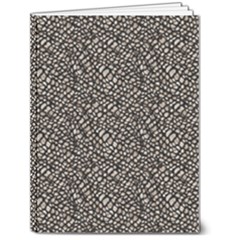 Brown Snake Pattern 6  X 8  Hardcover Notebook by DinkovaArt