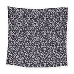 Brown Giraffe Pattern Square Tapestry (large) by DinkovaArt