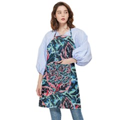 Leaves Nature Pattern Patterns Colorful Pocket Apron by Tsamara
