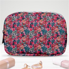 Red Flowers 2 Make Up Pouch (small) by DinkovaArt