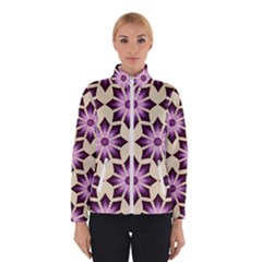 Pattern Design Star Snowflake Women s Bomber Jacket by Sabxi