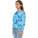 Butterflies Insect Pattern Nature Women s Long Sleeve Raglan T-Shirt View2