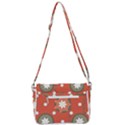 Background Abstract Shoulder Bag with Back Zipper View3